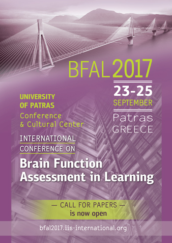 ANNOUNCEMENT OF BFAL 2017 INTERNATIONAL CONFERENCE IN PATRAS, GREECE