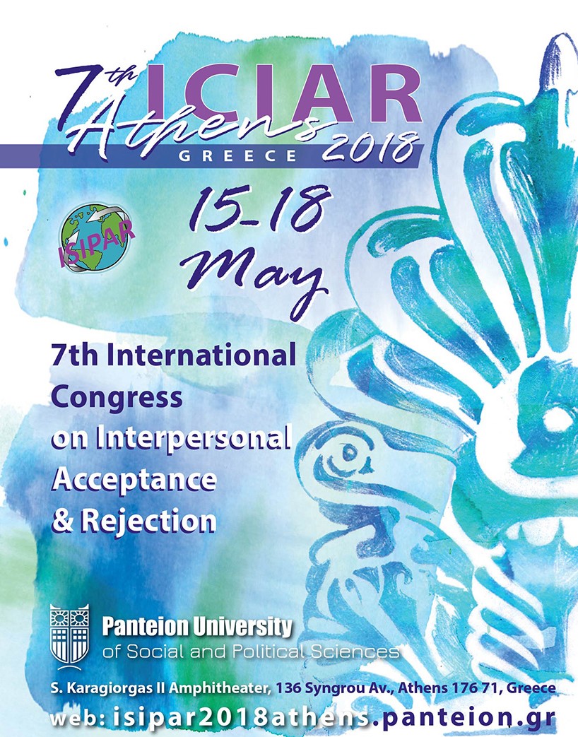 7ο Διεθνές Συνέδριο Διαπροσωπικής Αποδοχής Απόρριψης (7th International Congress on Interpersonal Acceptance – Rejection)